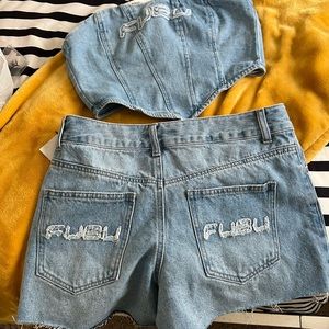 FUBU SHORTS SET